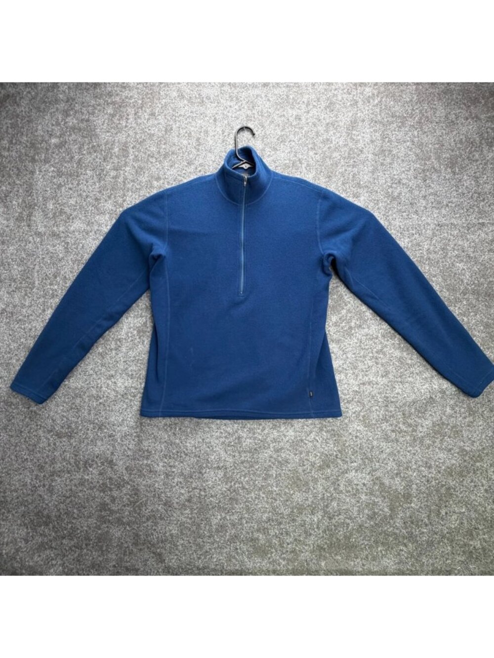 REI Half Zip Pullover Mens M Blue Fleece Sweater Long Sleeve Hiking‎ Outdoor